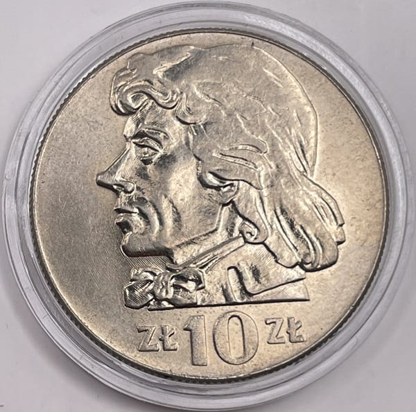 Moneta 10 zł Tadeusz Kościuszko 1971 r. stan 1