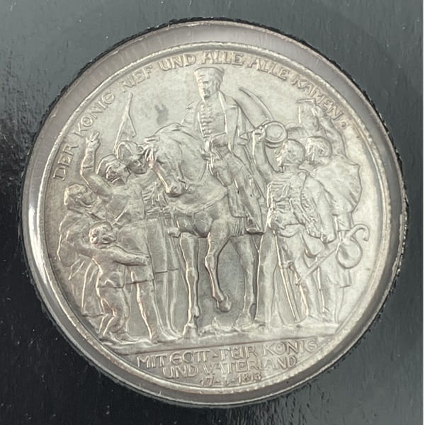 Moneta 2 marki 1913 Wilhelm II Prusy