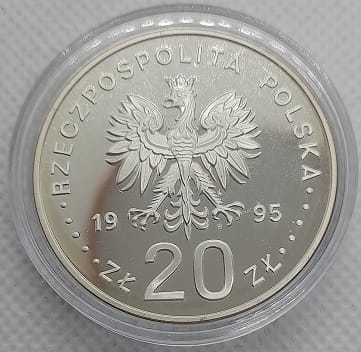 Moneta 20 zł 75 rocznica bitwy Warszawskiej 1995