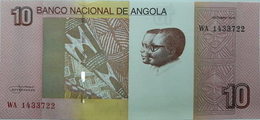 Angola banknot 10 kwanzas 2012 UNC