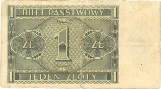 Banknot 1 zł 1938 Bolesław Chrobry