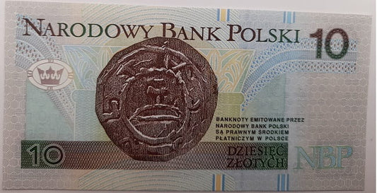 Banknot 10 zł 1994 Mieszko I UNC