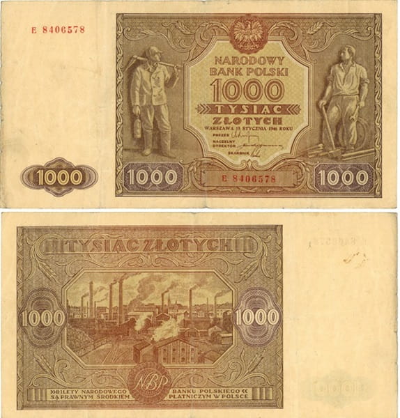 Banknot 1000 zł 1946