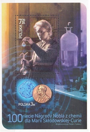 Maria Skłodowska-Curie FS01 I czysty Blok 2011 Fi 4390-4391