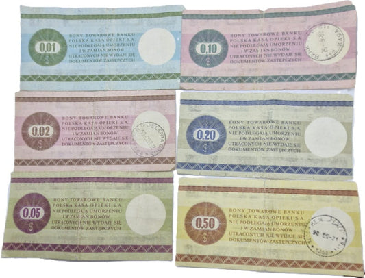 Bon towarowy PEWEX zestaw 1979