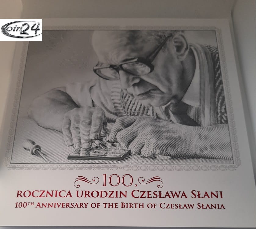 Czesław Słania Mistrz Stalorytu Folder + FDC Słani