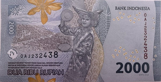 Indonezja banknot 2000 rupii 2022