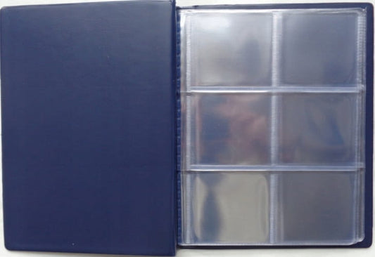 Klaser na holdery 60 okienek 54x54 mm niebieski