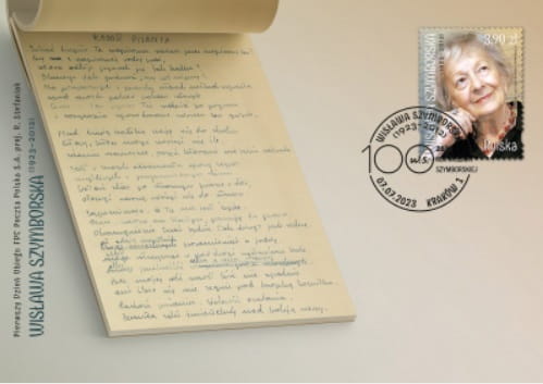 Koperta FDC Wisława Szymborska 2023