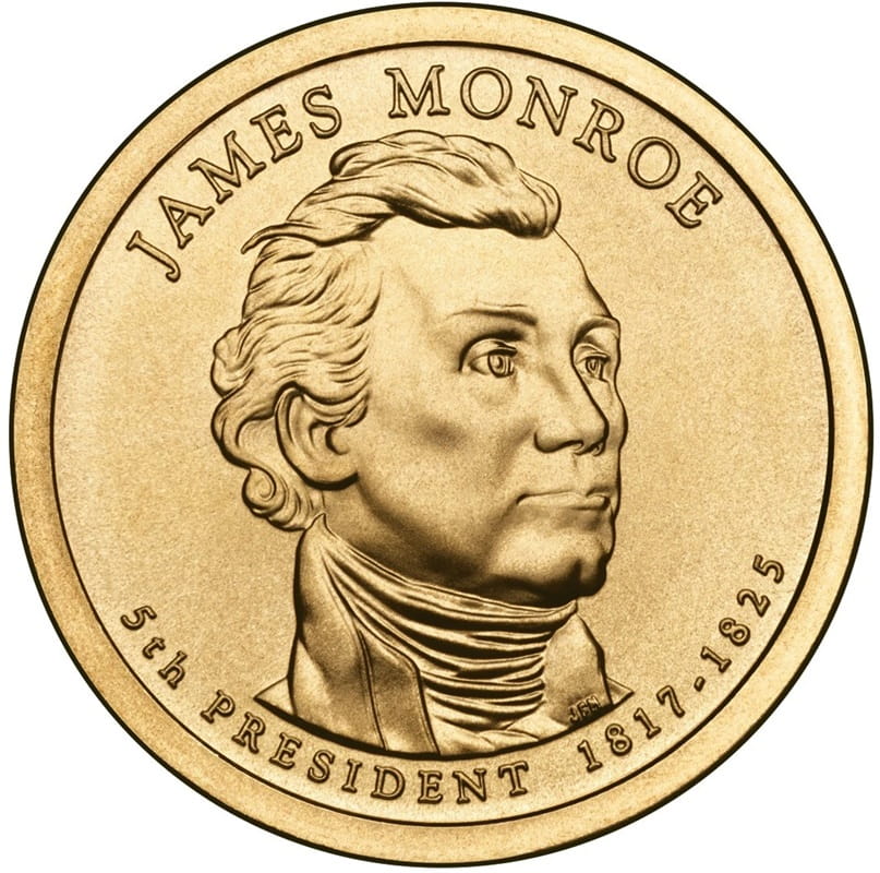 Moneta 1 dolar 2008 James Monroe 5th