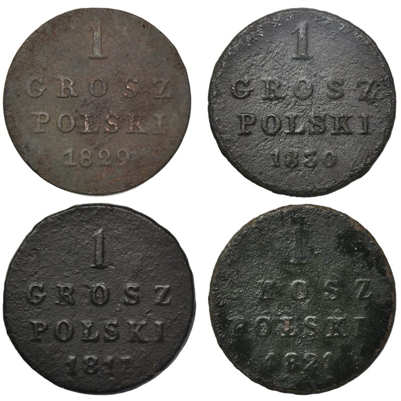 Moneta 1 grosz polski 1816-1835 Królestwo Polskie
