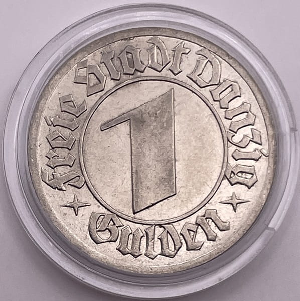Moneta 1 gulden 1932 Wolne Miasto Gdańsk