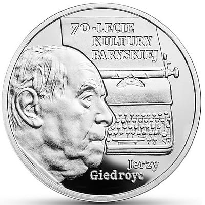 Moneta 10 zł 70-lecie Kultury Paryskiej 2017