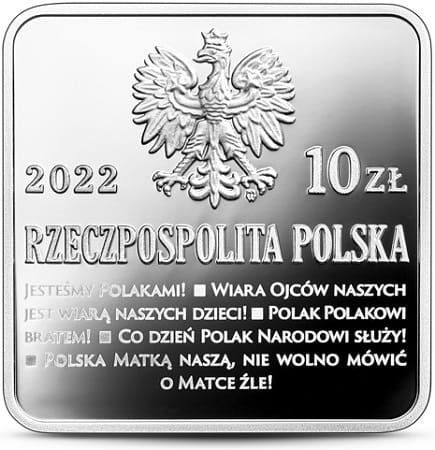 Moneta 10 zł 90 rocznica powstania znaku Rodła 2022
