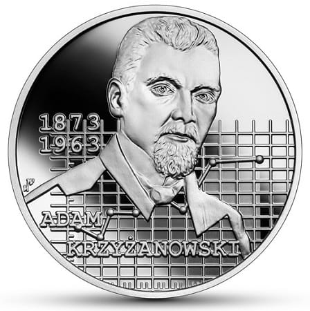 Moneta 10 zł Adam Krzyżanowski 2021