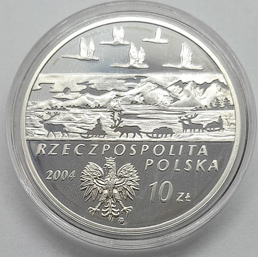 Moneta 10 zł Aleksander Czekanowski 2004