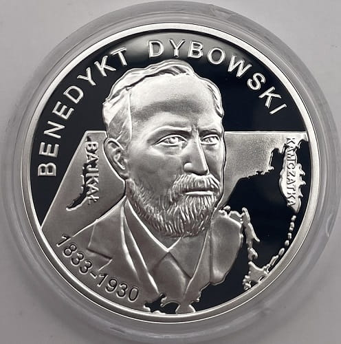 Moneta 10 zł Benedykt Dybowski 2010