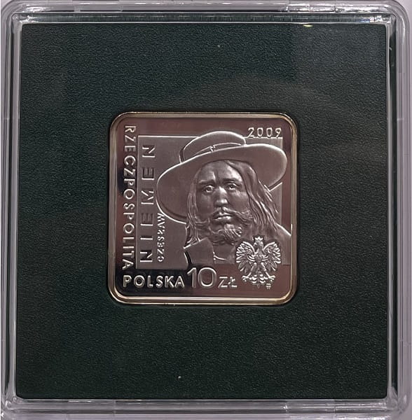 Moneta 10 zł Czesław Niemen kwadrat 2009