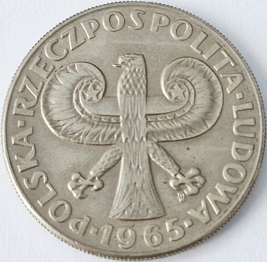 Moneta 10 zł Kolumna Zygmunta 1965
