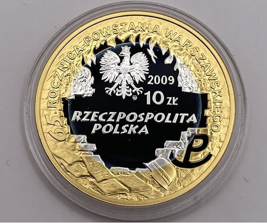 Moneta 10 zł Krzysztof Kamil Baczyński 2009