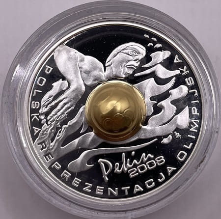 Moneta 10 zł Pekin kula 2008