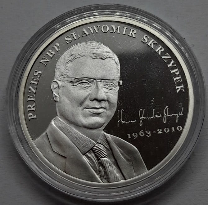 Moneta 10 zł Skrzypek Smoleńsk - Pamięci ofiar 10.04.2010 2011