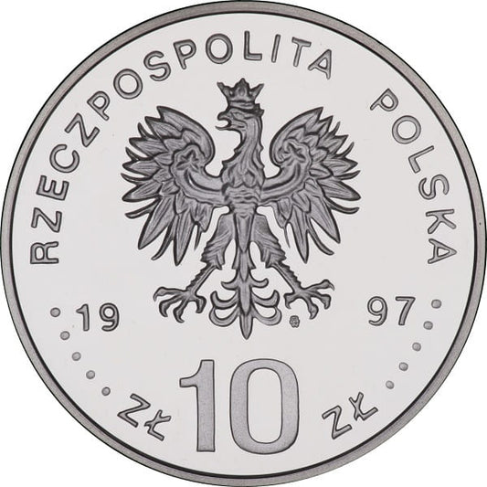 Moneta 10 zł Stefan Batory półpostać 1997