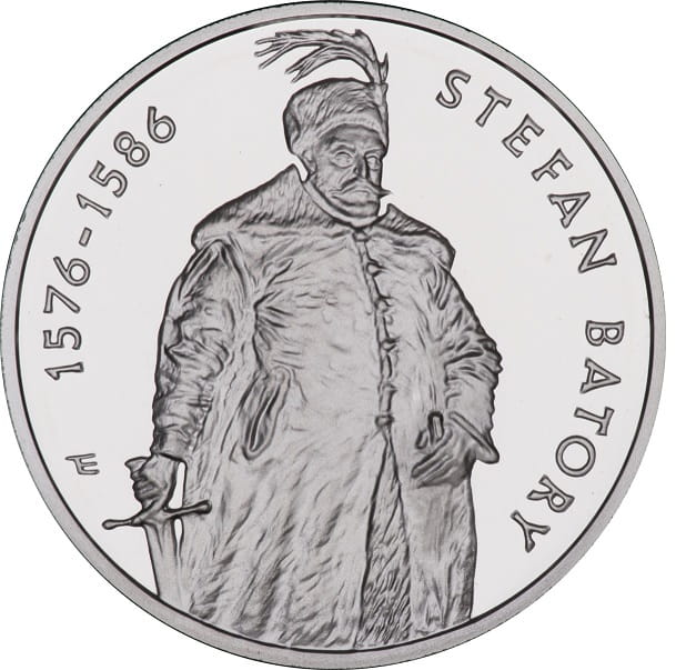 Moneta 10 zł Stefan Batory półpostać 1997