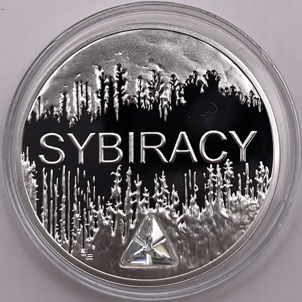 Moneta 10 zł Sybiracy z cyrkonią 2008