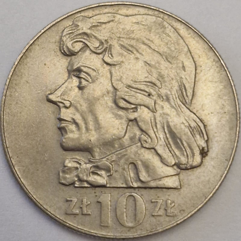 Moneta 10 zł 1972 Tadeusz Kościuszko stan 3