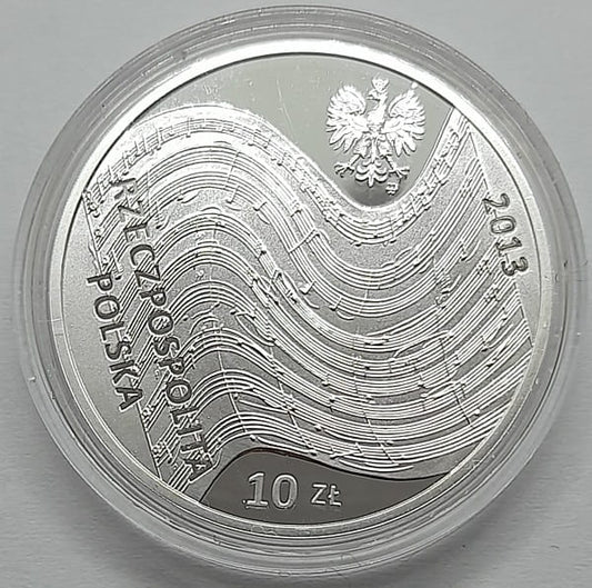 Moneta 10 zł Witold Lutosławski 2013