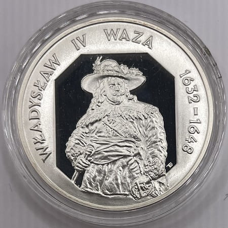 Moneta 10 zł Władysław IV Waza półpostać 1999