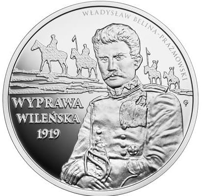 Moneta 10 zł Wyprawa Wileńska 2019