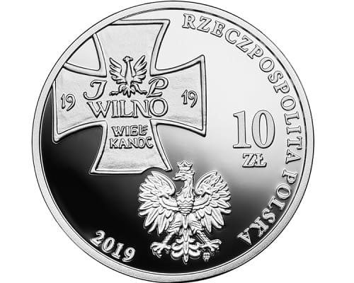Moneta 10 zł Wyprawa Wileńska 2019
