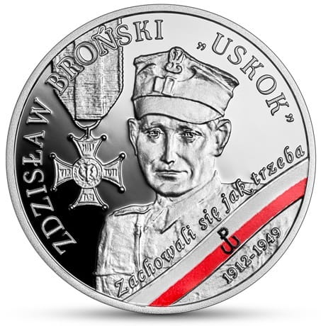 Moneta 10 zł Zdzisław Broński „Uskok” 2022 r.