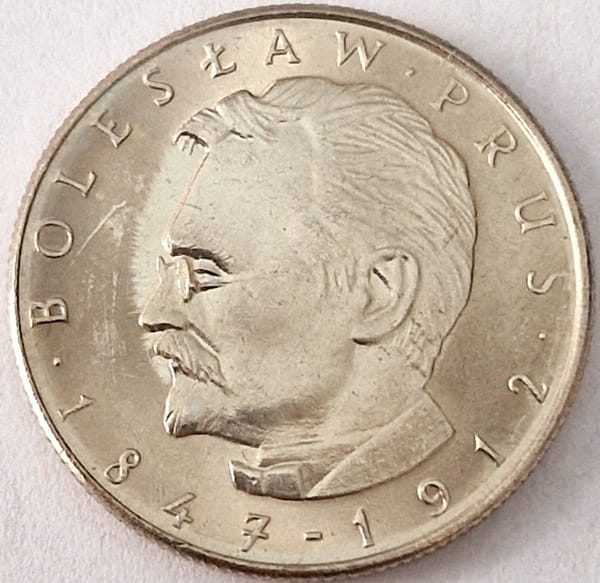 Moneta 10 złotych Bolesław Prus 1975