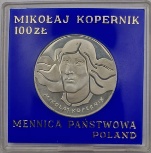 Moneta 100 zł Mikołaj Kopernik 1974