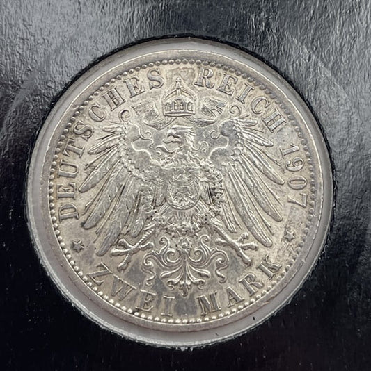 Moneta 2 marki 1907 A Prusy