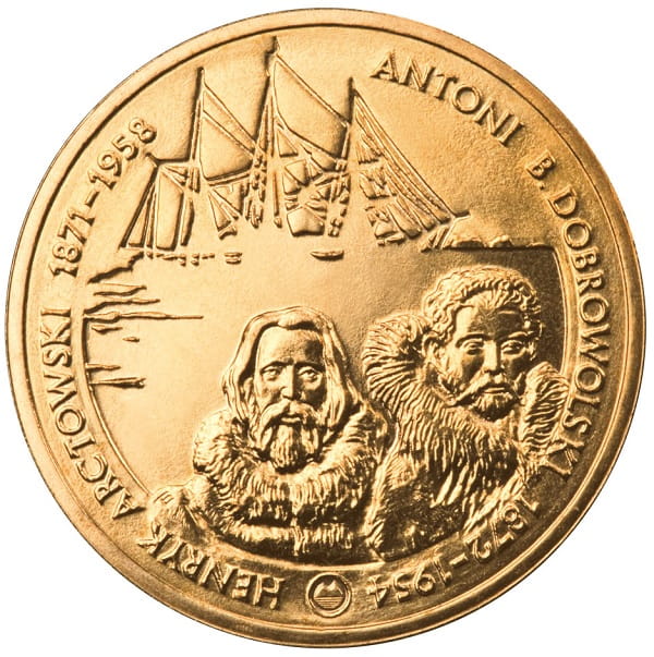 Moneta 2 zł Arctowski Dobrowolski 2007