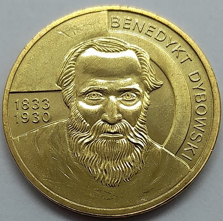Moneta 2 zł z Benedykt Dybowski 2010