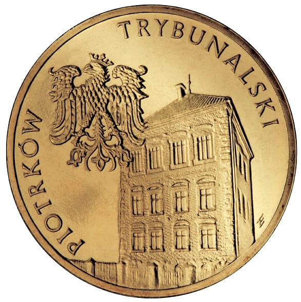 Moneta 2 zł Piotrków Trybunalski 2008