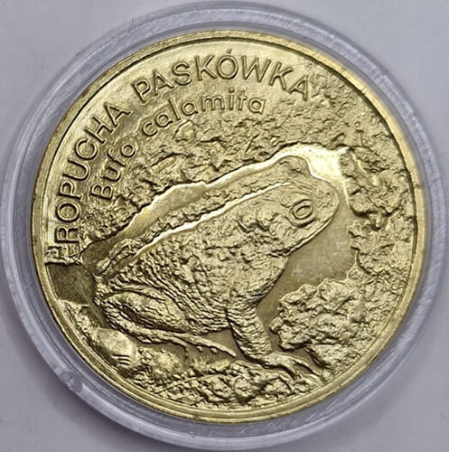 Moneta 2 zł Ropucha Paskówka 1998