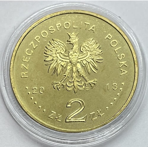 Moneta 2 zł Warta Poznań 2013
