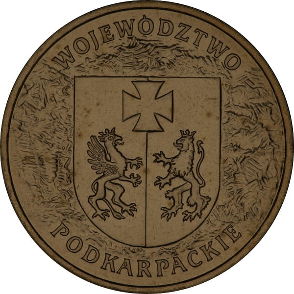 Moneta 2 zł Województwo Podkarpackie 2004