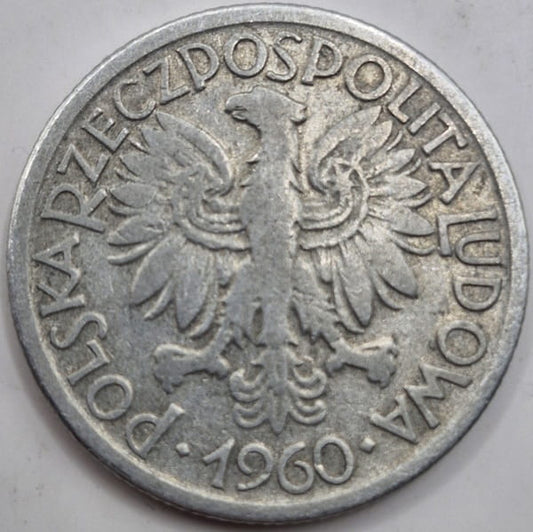 Moneta 2 złote Jagody 1960 r. stan 3/4