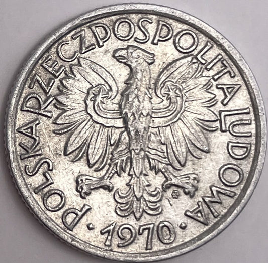 Moneta 2 złote Jagody 1970 r. stan 2