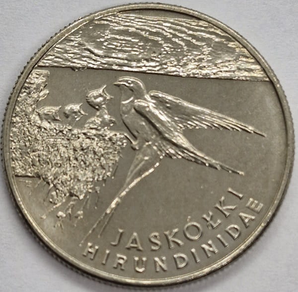 Moneta 20 000 zł Jaskółki 1993