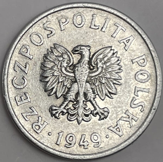 Moneta 20 groszy 1949 r. stan 3