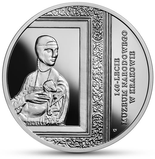 Moneta 20 zł 140-lecie Muzeum Narodowego w Krakowie 2019