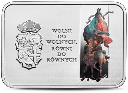 Moneta 20 zł 450 rocznica Unii Lubelskiej 2019